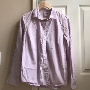 Jcrew Purple and white collar shirt